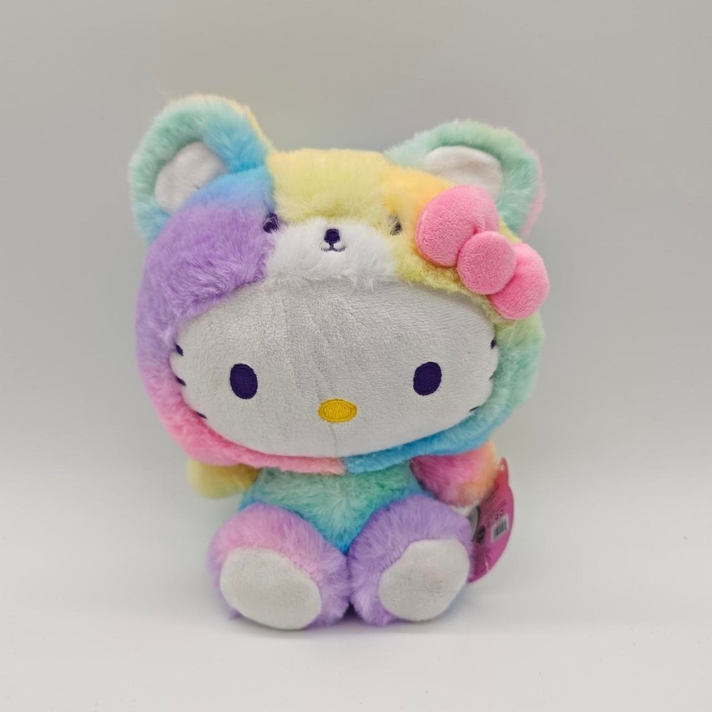 Sanrio Hello Kitty Rainbow Teddy Bear Costume Tie Dye SIL-34296 NWT